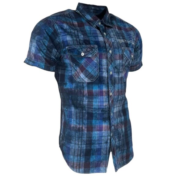 Xtreme Couture by Affliction Men's Button Down Shirt Faith & Trust S-2XL - Picture 5 of 8